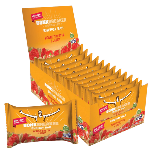 Bonk Breaker Peanut Butter & Jelly Protein + Energy Bar - Single EXP 09/02/2026