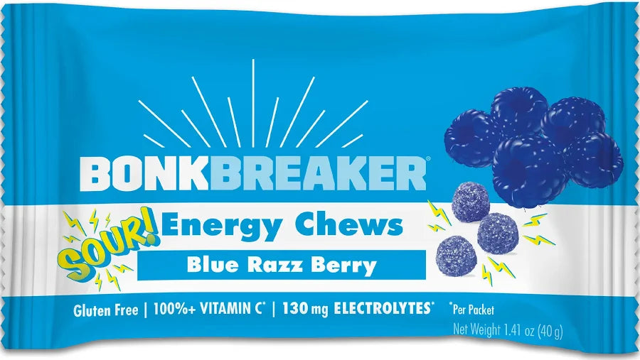 Bonk Breaker Energy Chews Single 50g - Blue Razz Berry