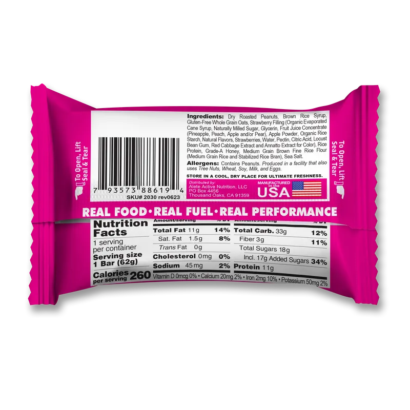 Bonk Breaker Peanut Butter & Jelly Protein + Energy Bar - Single