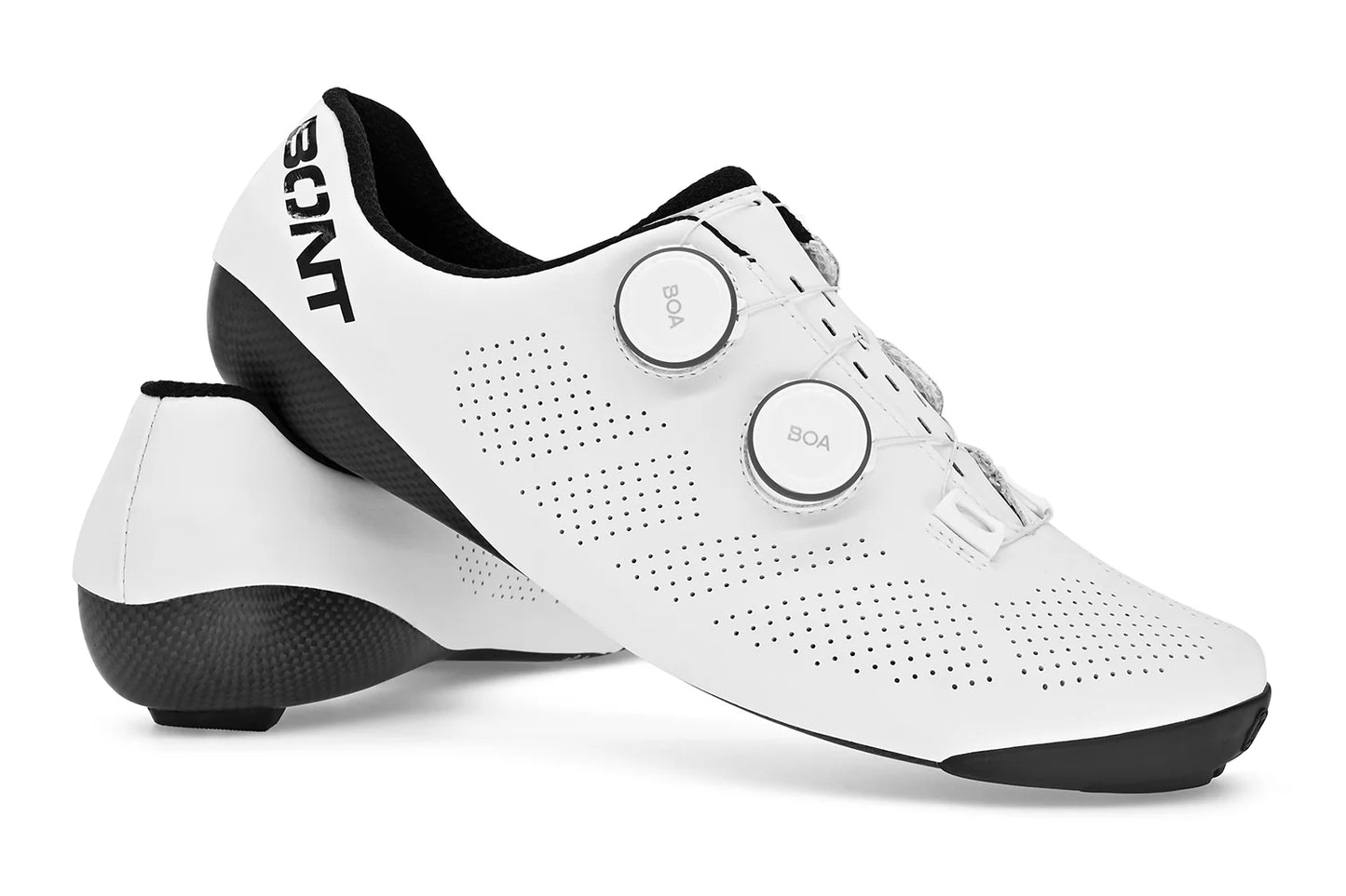 Bont Riot 24 Road Cycling Shoes Wide - White