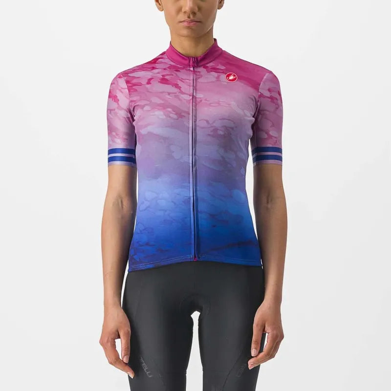 Castelli Marmo Jersey Women's - Multicolour Amethyst