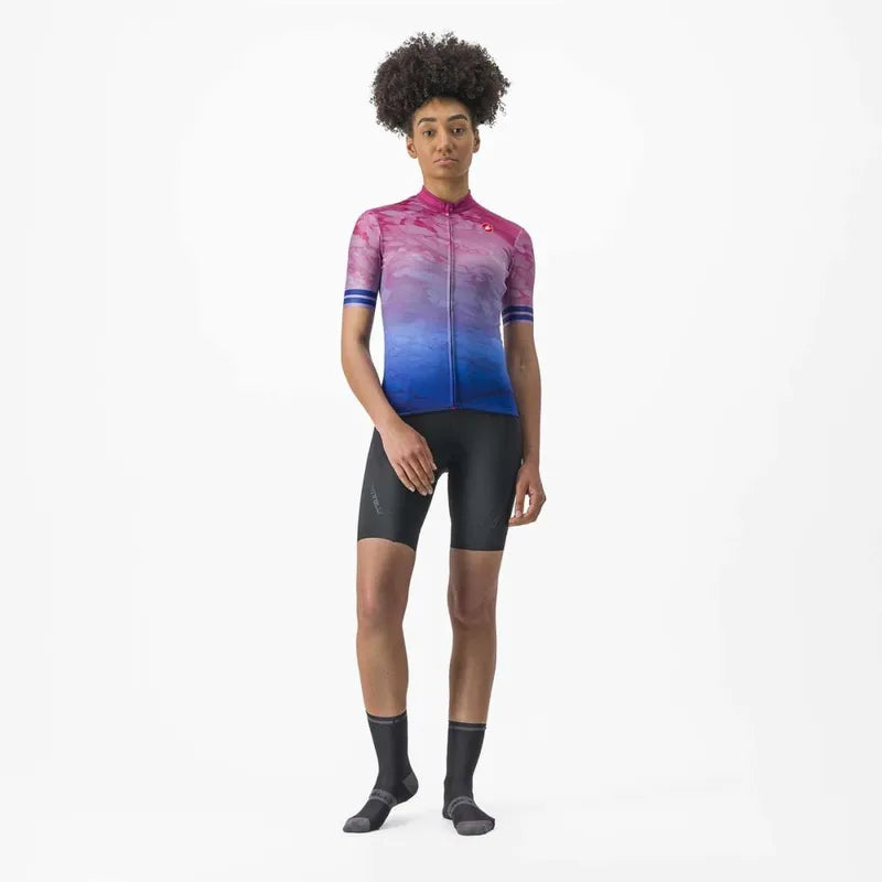 Castelli Marmo Jersey Women's - Multicolour Amethyst