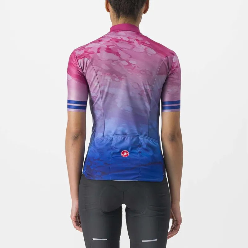 Castelli Marmo Jersey Women's - Multicolour Amethyst