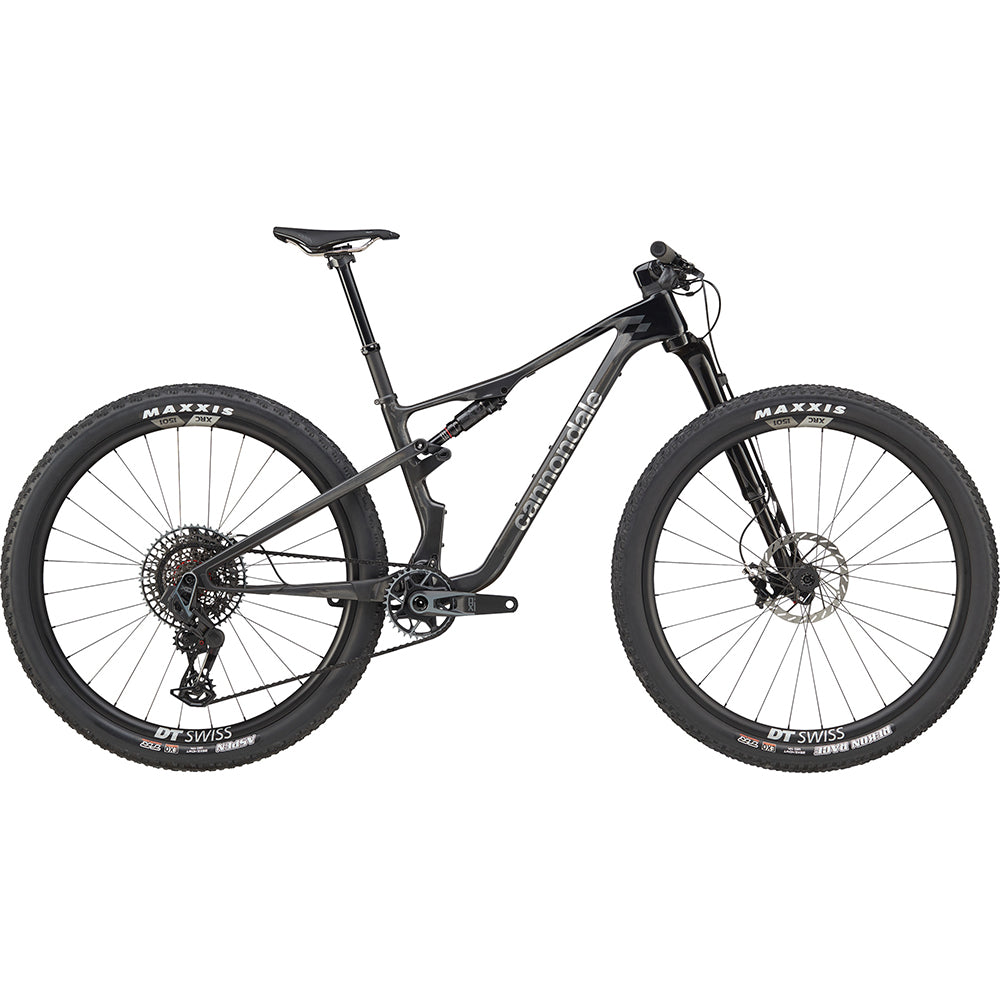 Cannondale Scalpel 1 Lefty XC Mountain Bike - Jet Black / Raw Carbon / Brushed Chrome