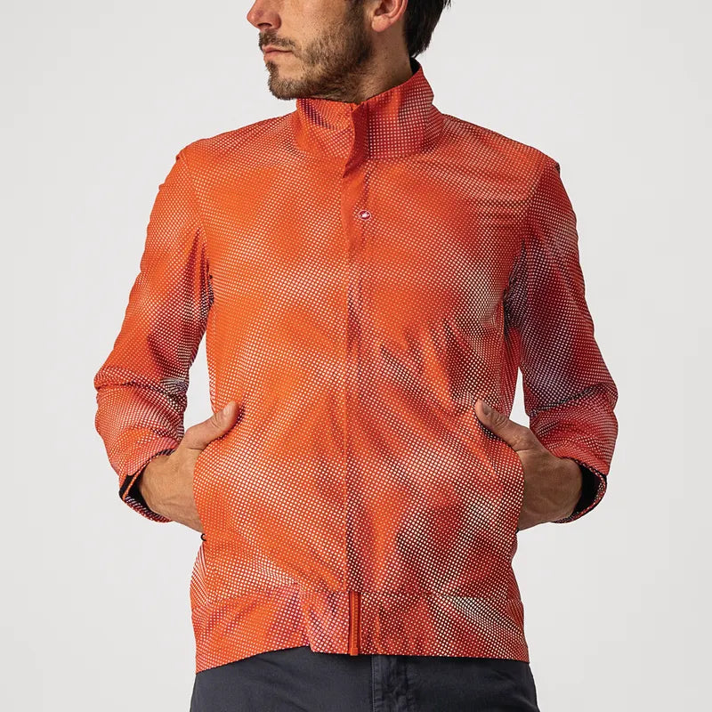 Castelli Commuter Reflex Men's Jacket - Fiery Red