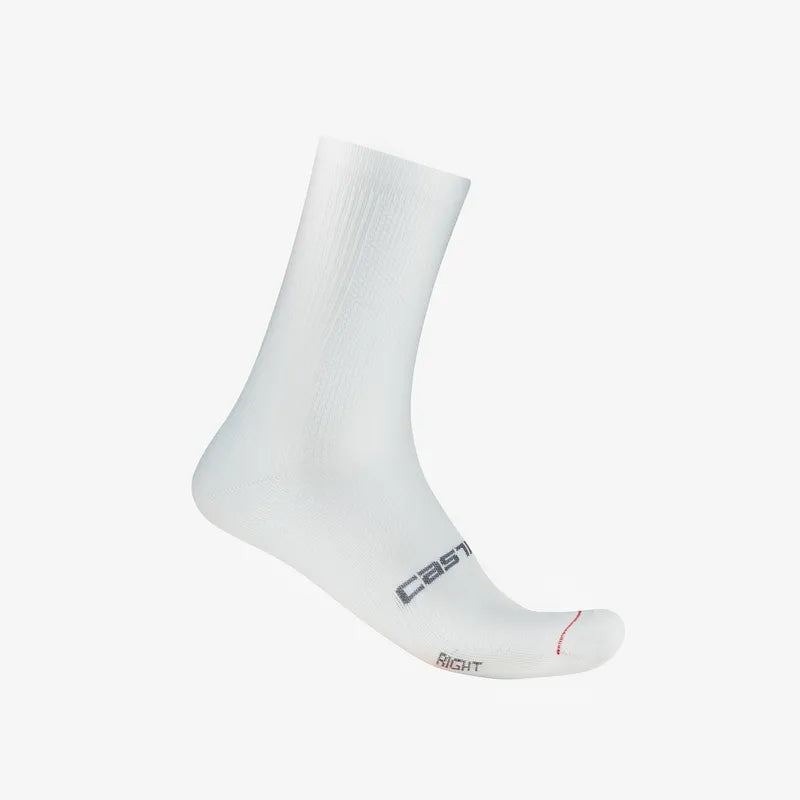 Castelli Espresso 18 Cycling Socks - White