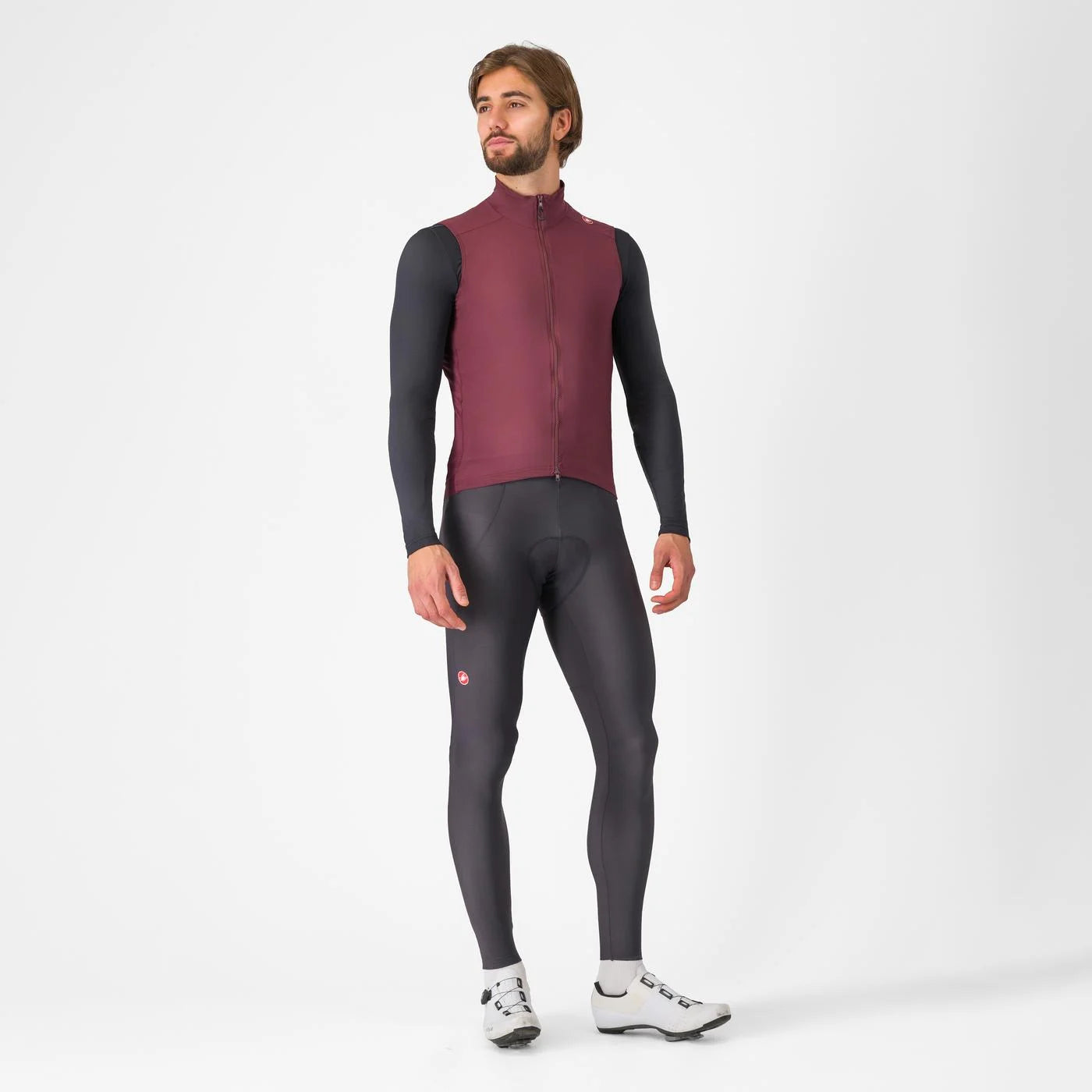 Castelli Espresso Vest - Deep Bordeaux