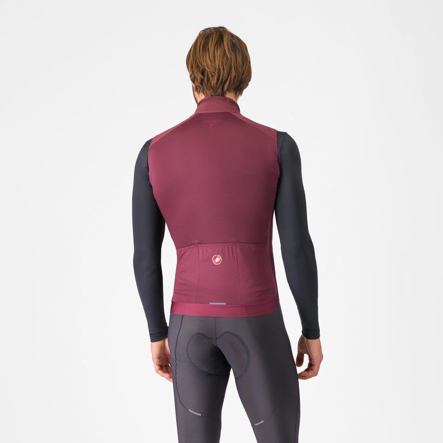 Castelli Espresso Vest - Deep Bordeaux