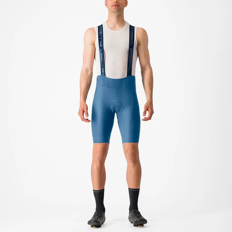 Castelli Espresso Men's Bibshort - Steel Blue