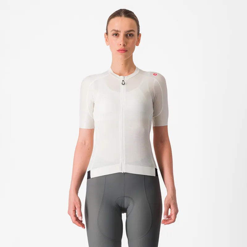 Castelli Espresso Women's Cycling Jersey - Ivory/Dark Gray