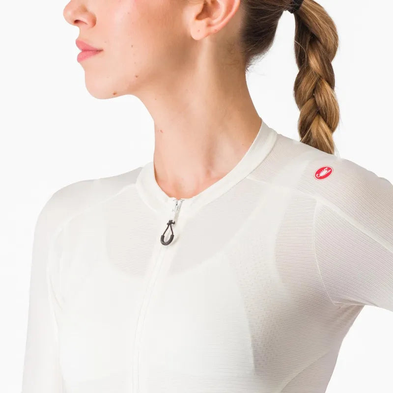 Castelli Espresso Women's Cycling Jersey - Ivory/Dark Gray
