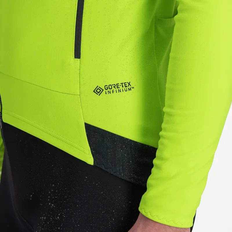 Castelli Perfetto RoS 2 Long Sleeve Men's Jacket - Electric Lime/Dark Gray