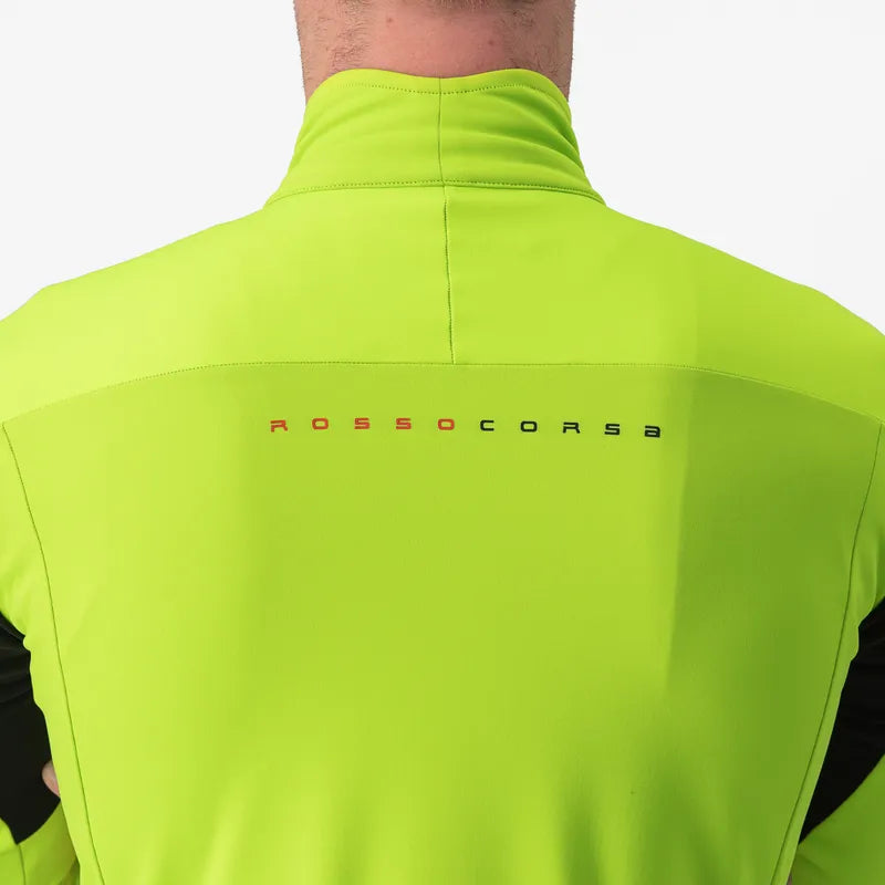 Castelli Perfetto RoS 2 Long Sleeve Men's Jacket - Electric Lime/Dark Gray