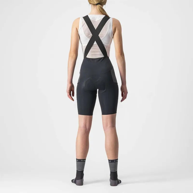 Castelli Free Unlimited Women's Bibshort - Black