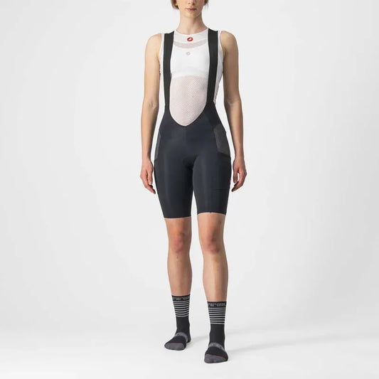 Castelli Free Unlimited Women's Bibshort - Black