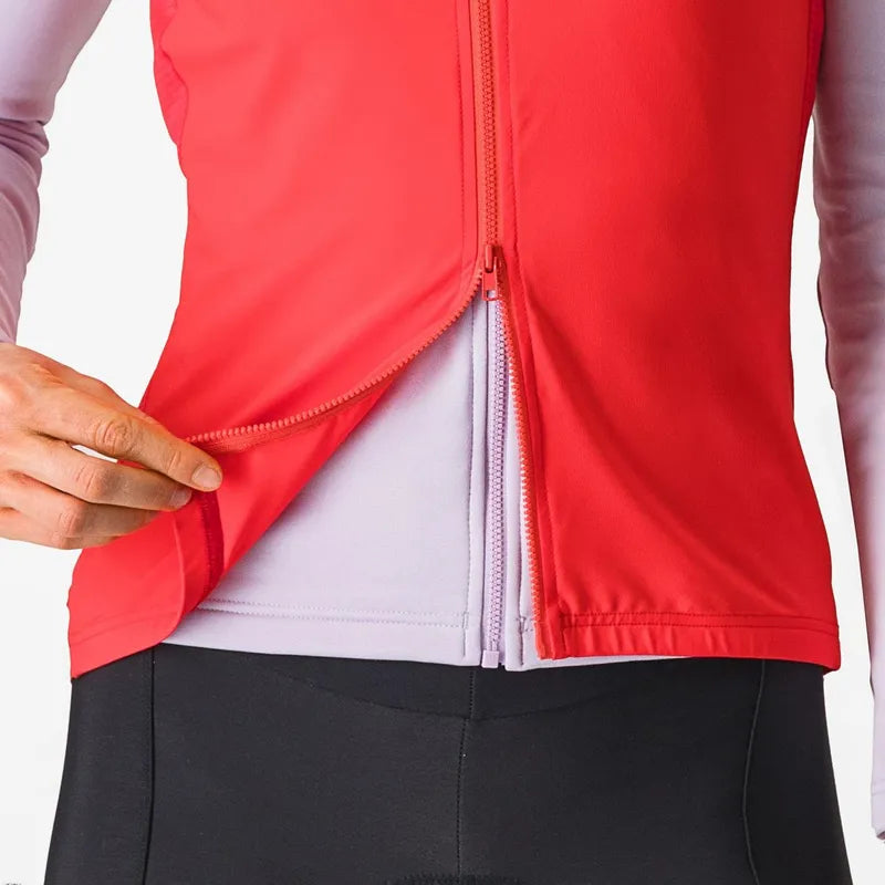 Castelli Espresso Women's Cycling Vest - Hibiscus