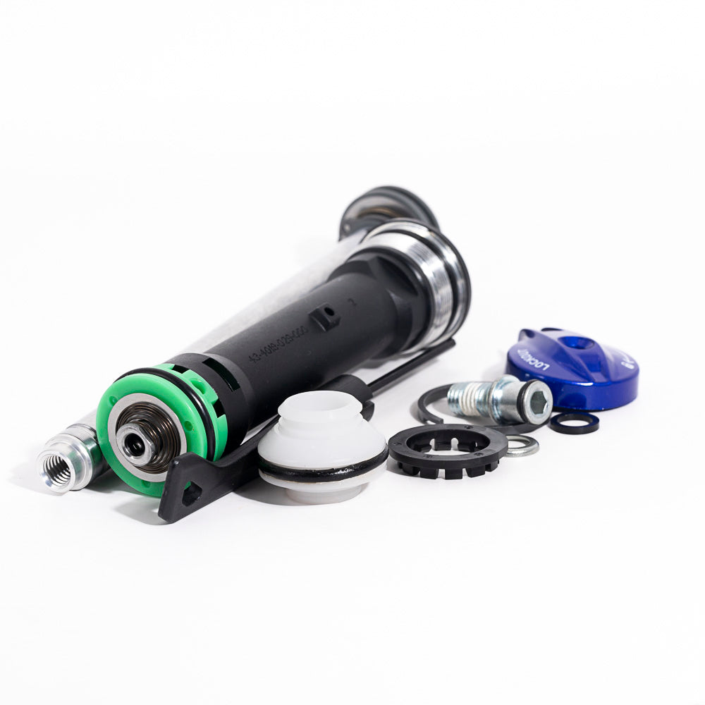 RockShox Fork Damper Assembly - Crown Turn Key 26" / 29", 100mm (Includes Right Side Internals) - XC30 A1 - A3 / 30 Silver A1