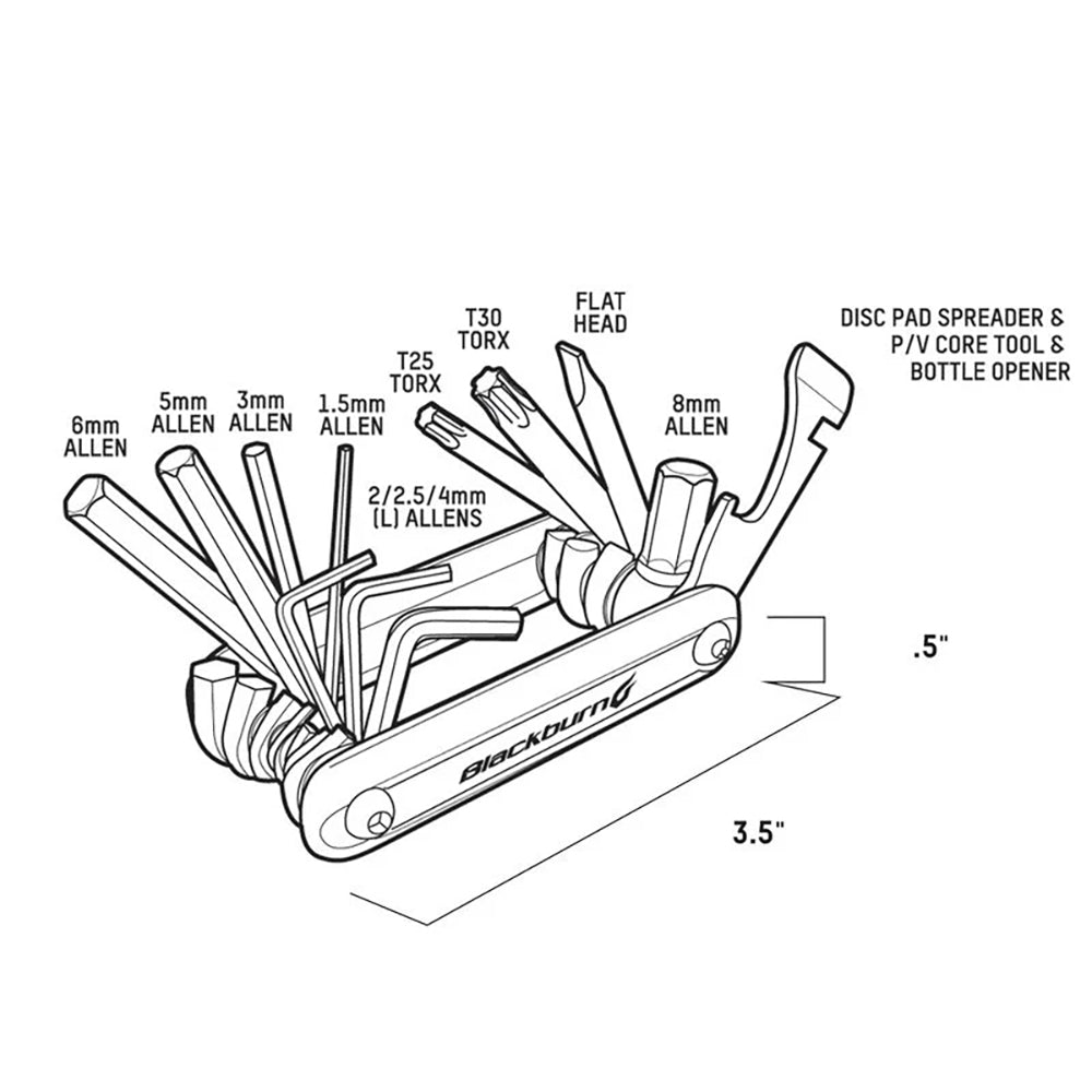 BLACKBURN GRID 13 MULTI TOOL