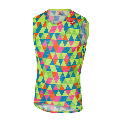 Castelli Pro Mesh Sleeveless Base Layer Men's - Multi Fluro