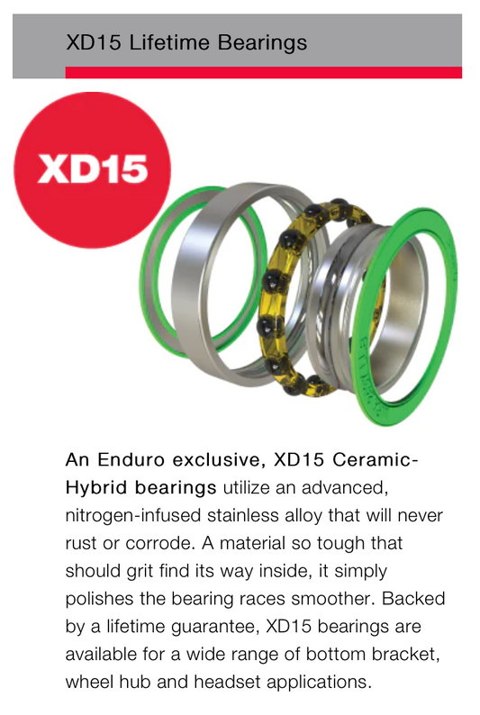 Enduro Double Row Bearing 3803 17 X 26 X 10
