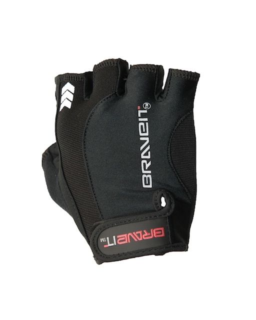 Brave Gloves Air Gel Short Finger Black