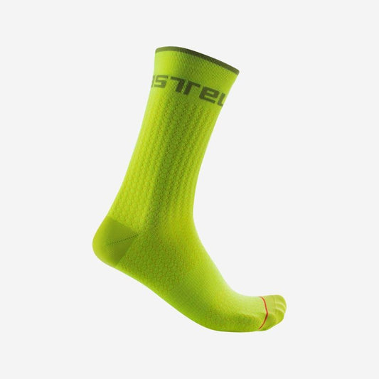 Castelli Socks Distanza 20 Electric Lime