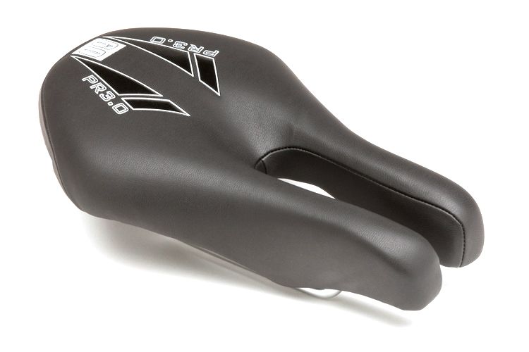 ISM PR 3.0 Black L-235 / W-145 Satin Steel Rails Saddle