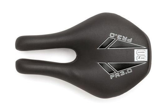 ISM PR 3.0 Black L-235 / W-145 Satin Steel Rails Saddle
