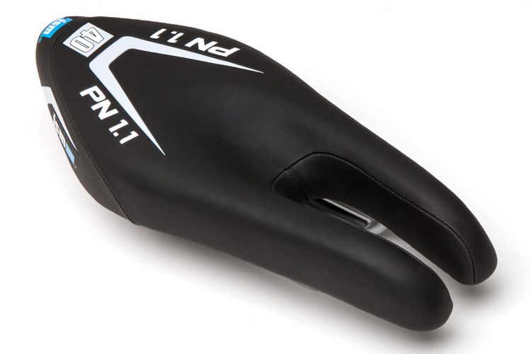 ISM PN 1.1 Black L-275 / W-110 Satin Steel Rails Saddle