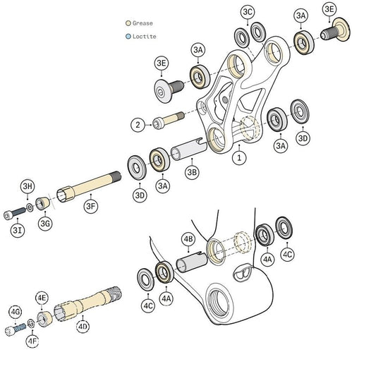 Cervelo ZFS-5 Linkage Kit