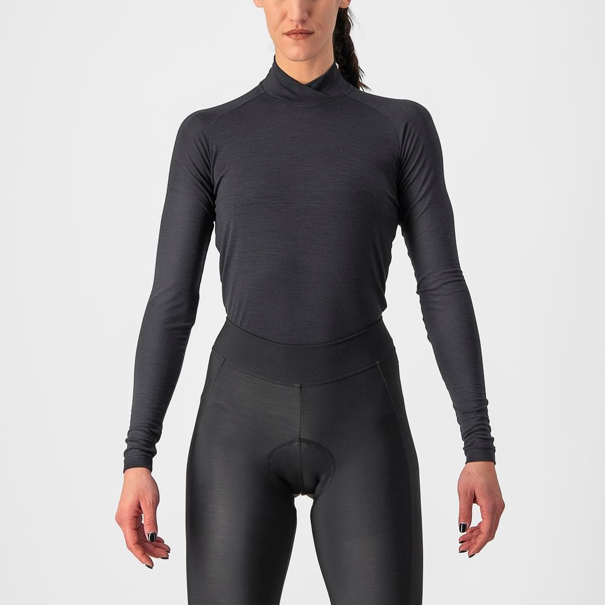 Castelli Bandito Wool Long Sleeve Women's Base Layer - Black