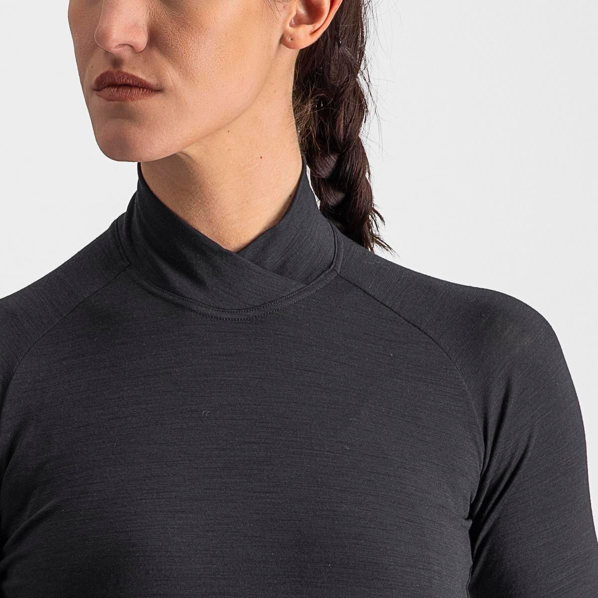 Castelli Bandito Wool Long Sleeve Women's Base Layer - Black