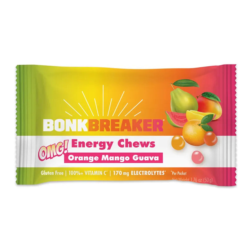 Bonk Breaker Energy Chews Single 50g - OMG (Orange Mango Guava)