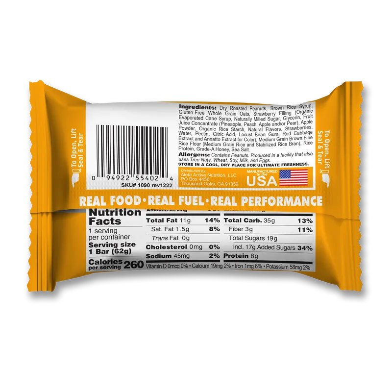 Bonk Breaker Peanut Butter & Jelly Energy Bars - Box of 12