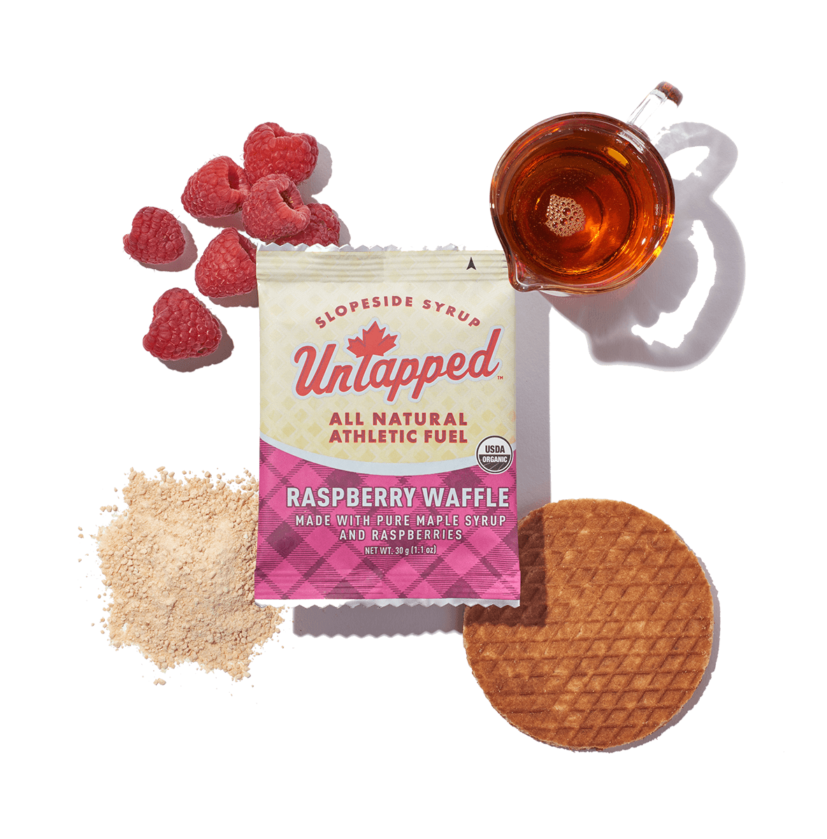 UnTapped Raspberry Waffle Box of 16 x 30g