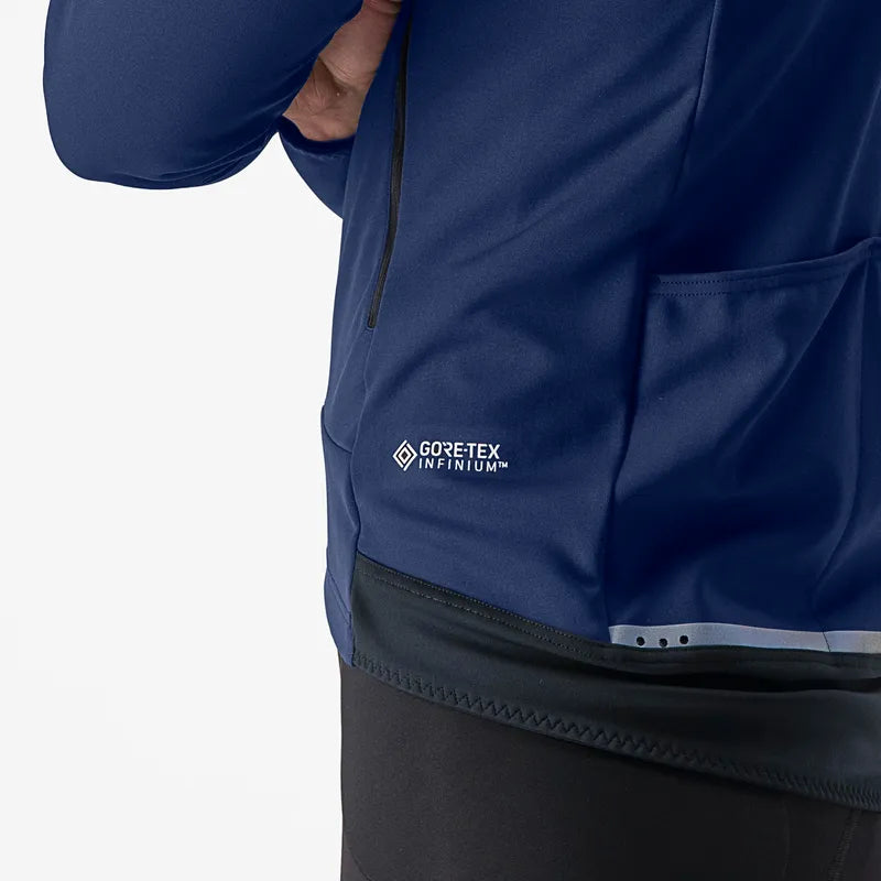 Castelli Jacket Perfetto Ros2 Convertible - Slate Blue