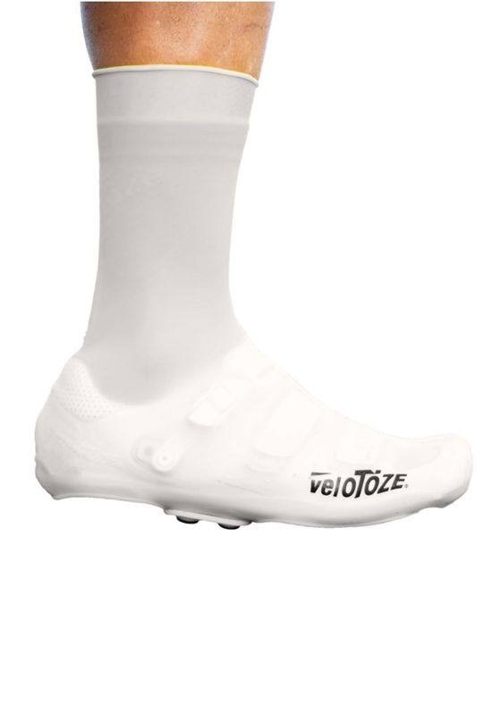 VeloToze Shoe Covers Tall Silicone With Snaps - Black