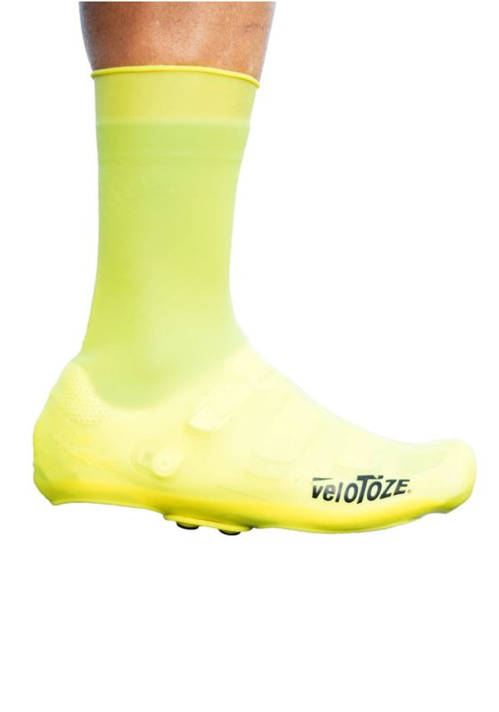 VeloToze Shoe Covers Tall Silicone With Snaps - Black