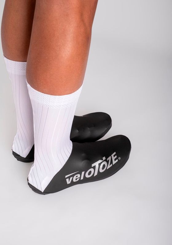 VeloToze Shoe Covers Aero - White / Black