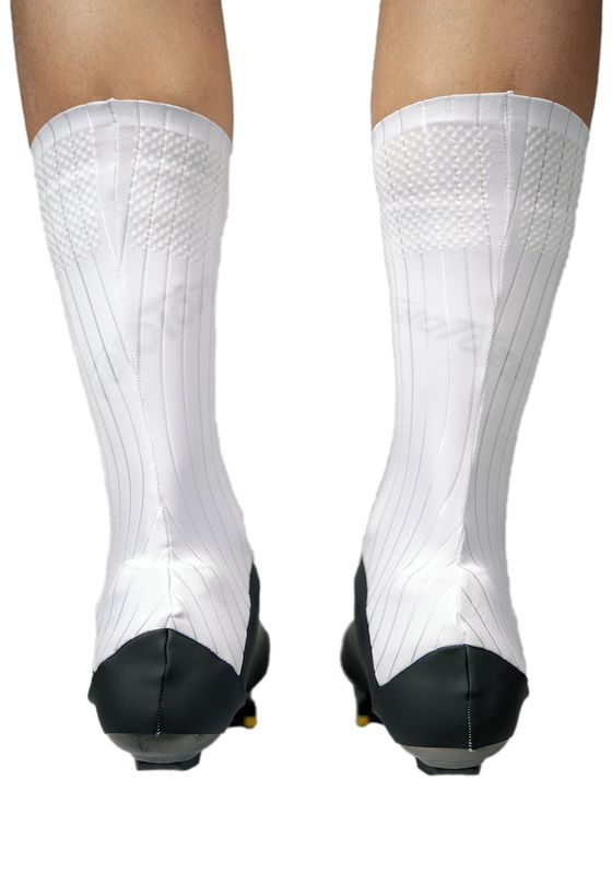 VeloToze Shoe Covers Aero - White / Black