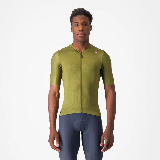 Castelli Espresso Men's Jersey - Sage/Electric Lime