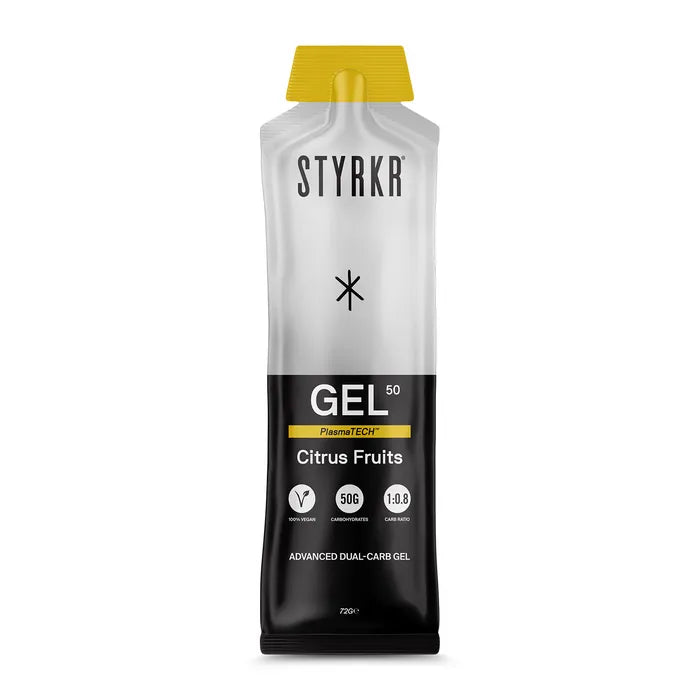 Styrkr Gel GEL50 Citrus Fruits Dual-Carb - CLEARANCE BOX OF 12