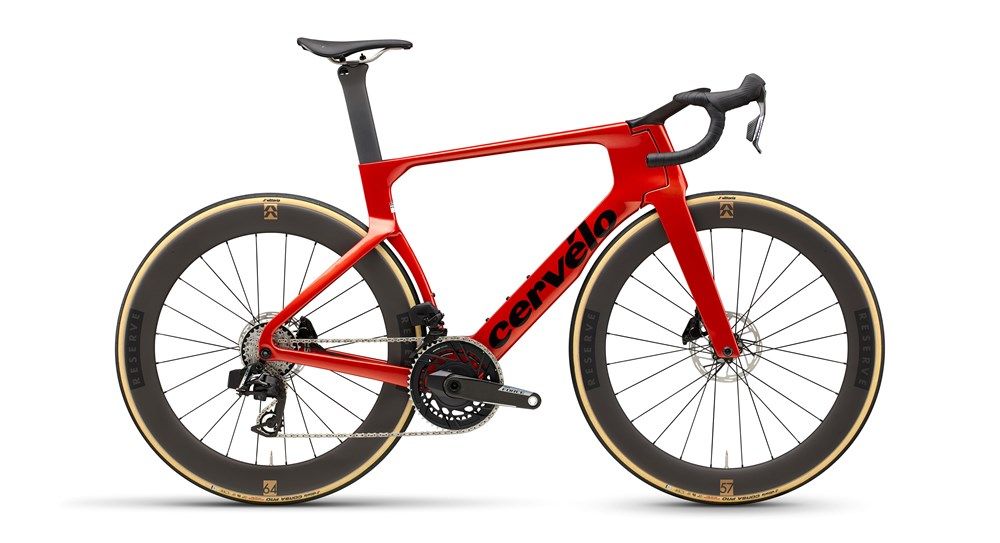 Cervelo S5 Force AXS Road Bike - Carnelian