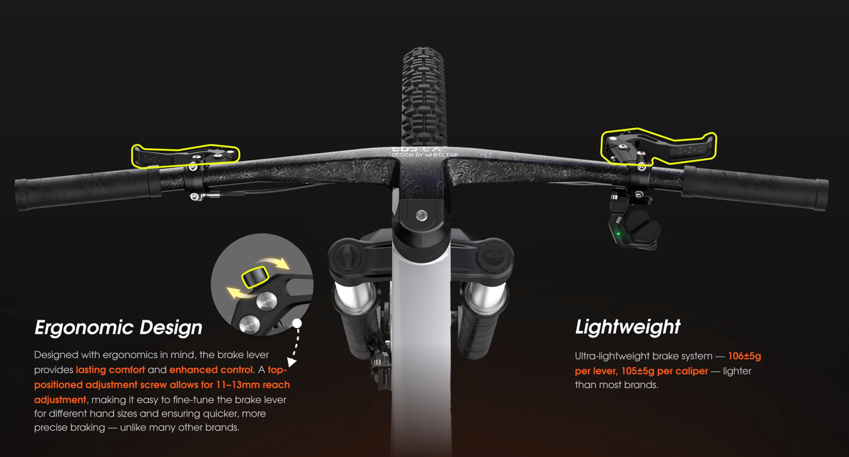 Wheeltop MA3000 MTB Brakeset