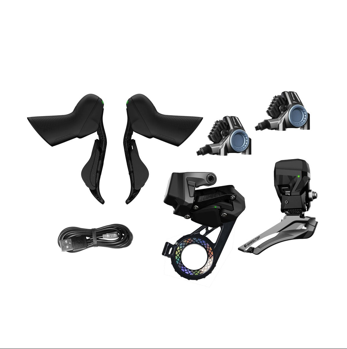 Wheeltop EDS Road TX Carbon + Ceramic Oversize Pulley Set