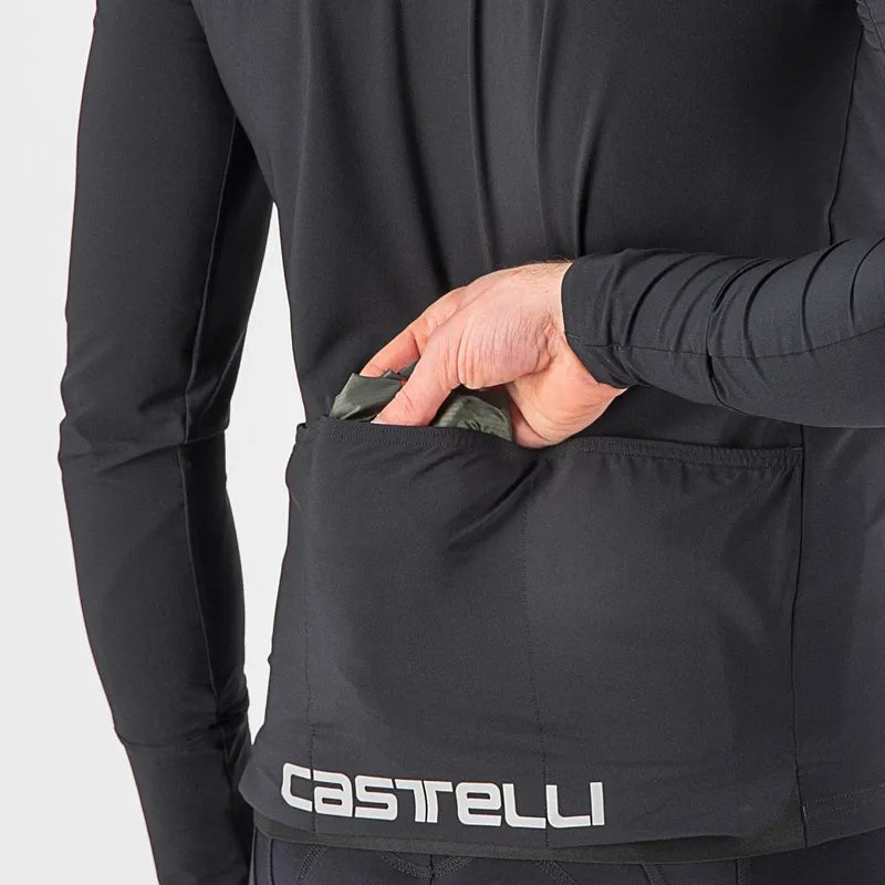 Castelli Squadra Stretch Jacket Men's Military Green/Dark Gr