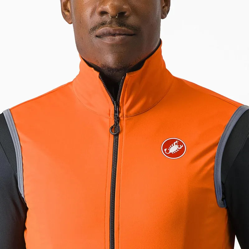 Castelli Perfetto Ro S 2 Vest Men's Red Orange