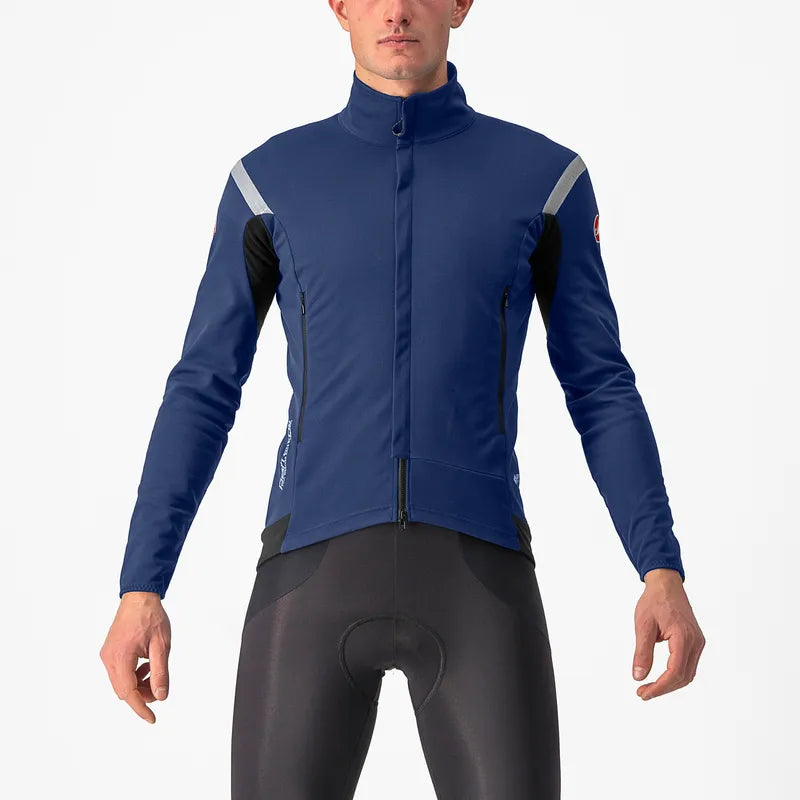 Castelli Perfetto Ro S 2 Long Sleeve Jacket Men's Belgian Blu