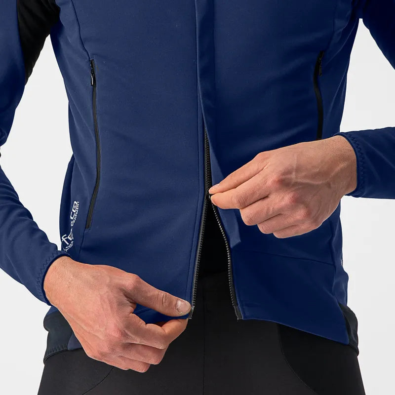 Castelli Perfetto Ro S 2 Long Sleeve Jacket Men's Belgian Blu