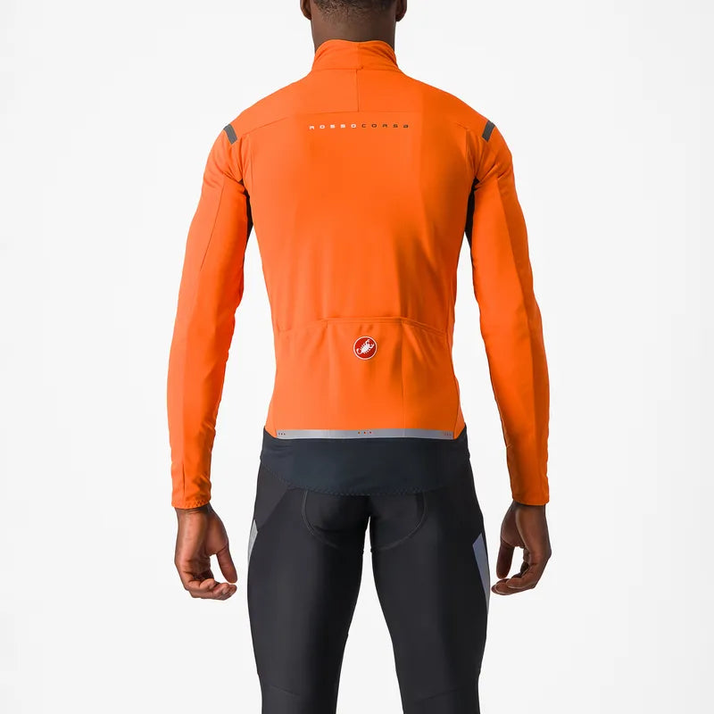 Castelli Perfetto Ro S 2 Long Sleeve Jacket Men's Red Orange/